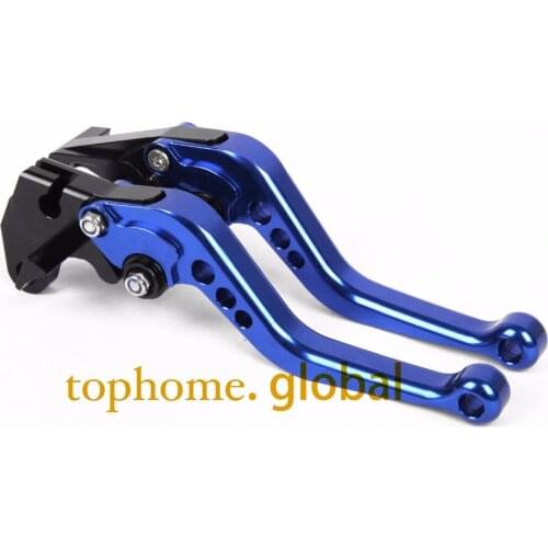 For Yamaha XT660 XT660R XT660X 2004 - 2014 Short Clutch Brake Levers CNC Blue 2005 2006 2007 2008 2009 2010 2011 2012 2013