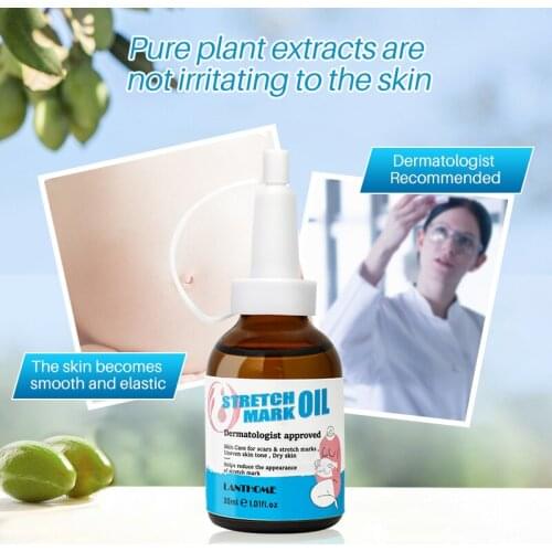 Lanthome New Stretch Mark Oil Anti-Wrinkle Anti-aging Essence Body Repair Oil Makes Skin Smooth and Shine Body Care 30ml