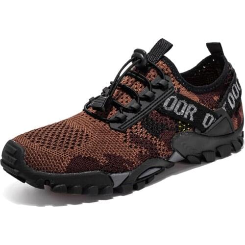 2021 NEW Mens Hiking Shoes Outdoor Casual Waterproof Non-slip Creek Shoes (Size 38-46)