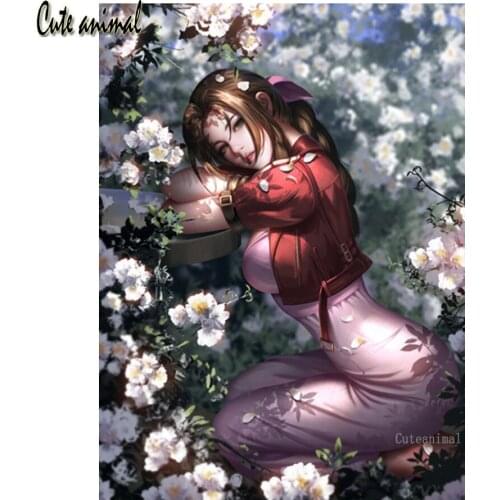 New Diamond embroidery full drill square round Cartoon sexy girl flowers Diamond painting Cross Stitch Diamond mosaic Sale gift