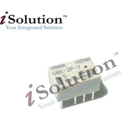Omron Original Relay G6K-2P-Y-5VDC G6K-2P-Y-5V G6K-2P-Y-DC5V G6K-2P-Y
