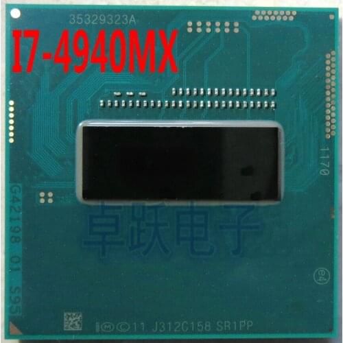 Intel CPU I7-4940MX SR1PP CPU I7 4940MX processor 3.1G-4.0G/8M Quad coreTop ultimate Free shipping
