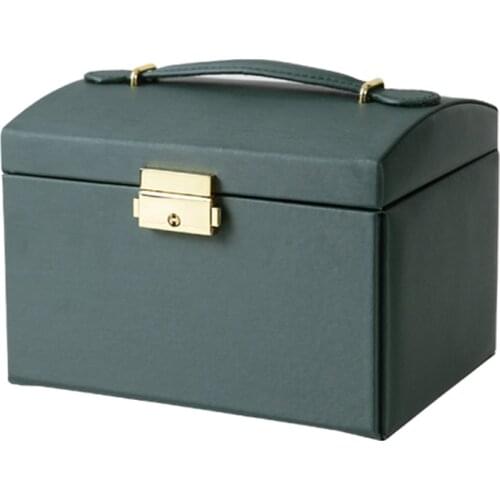 High grade luxury jewelry box exquisite fashion earrings necklace ring storage box