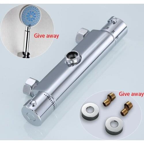 Thermostatic faucet faucet bathroom thermostatic mixing bathtub shower faucet water control valve wall mounted ceramic