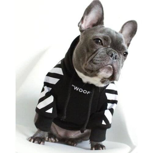 French Bulldog Clothes Dog Hoodie Sports Cool Inner Fleece Warm Pet Clothes Puppy Dog Pugs Puppy Clothes Chihuahua