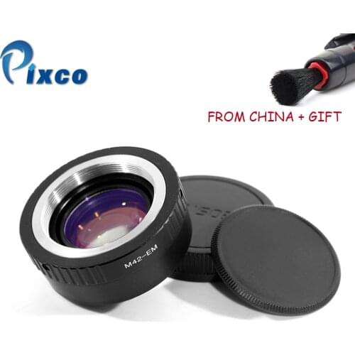 Pixco Speed Booster Focal Reducer Lens Adapter Suit For M42 Lens to Suit for Canon EOS M DropShipping