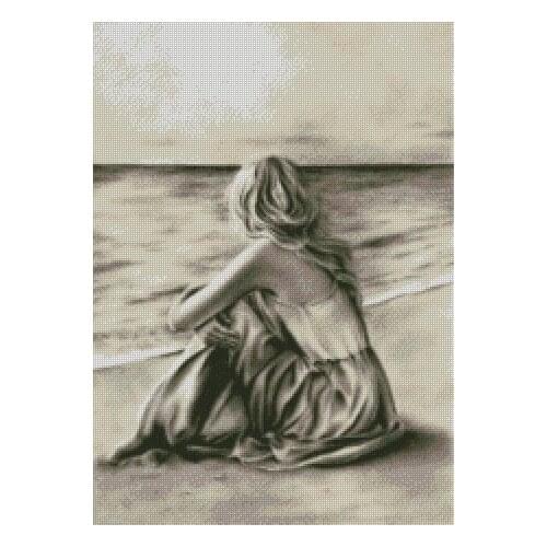 People Needlework,DIY DMC 14CT unprinted Cross stitch Embroidery,People style home arts Counted White canvas Cross-Stitching 10