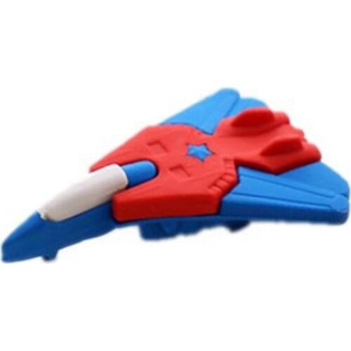 1Pc Assembly Removable Airplane Appearance Eraser Cartoon Students Drawing Kindergarten Prize Study Stationery Random Color