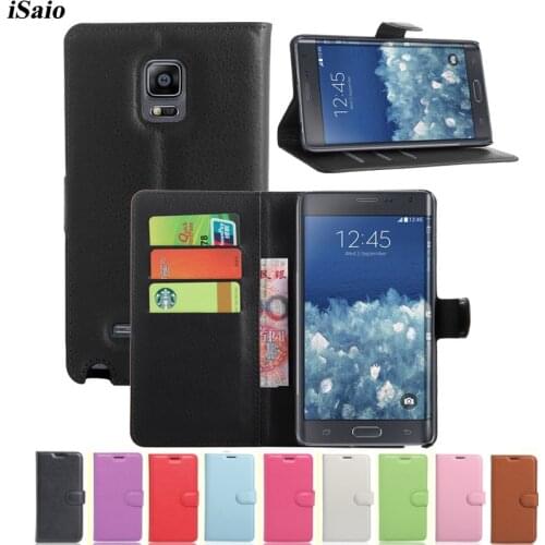 Wallet Case For Samsung Galaxy Note Edge N915 N9150 Phone Case Flip Leather Cover Kickstand with Card Slots