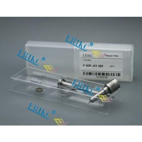 ERIKC F00RJ03468 diesel injetor repair kits F 00R J03 468 fuel nozzle DSLA128P1510 overhaul kit for injector 0445120059 Cummins