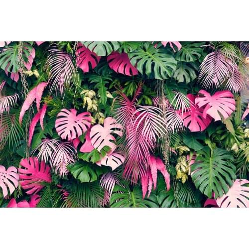 Green Leaves Portrait Backdrop for Photography Rainforest Summer Tropical Jungle Forest Photography Background For Photo Studio