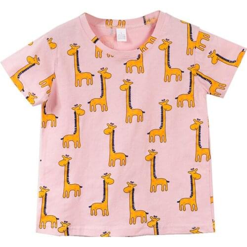 Baby Boys Girls T Shirts Cotton Tops Tees Cartoon Kids Outwear Children Clothes