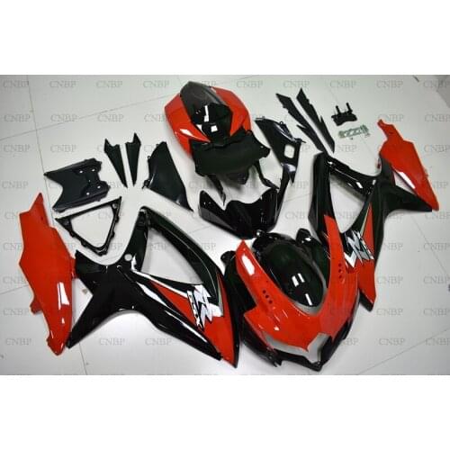 GSX R 750 2008 - 2010 K8 Bodywork for Suzuki GSXR750 08 09 Fairings GSXR 600 2008 Red Black Plastic Fairings