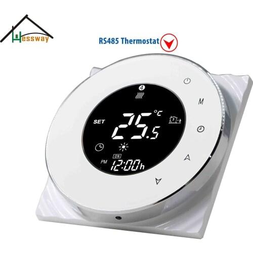 HESSWAY RS485&MODBUS heating thermostat water switch for thermostatic valve AC contactor high power output