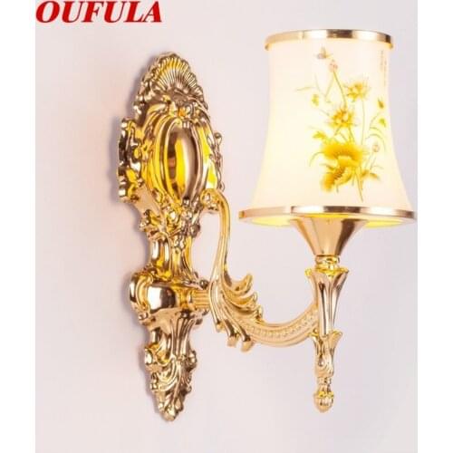 OUFULA Wall Lamps Contemporary Luxury LED Sconces Lights Fashion Indoor For Home