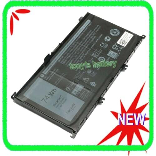 New 357F9 Battery For Dell Inspiron 15 5576 5577 7557 7559 7566 7567 INS15PD-1548R 1748B 1848B 71JF4 P57F P65F