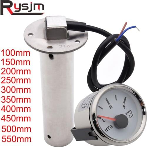 NEW HTG Sewage Sensor For Marine Boat Yacht RV Tank Level Gauge 0-190 ohm Sewage Level Sensors 100MM 150MM 200MM 250MM 600MM