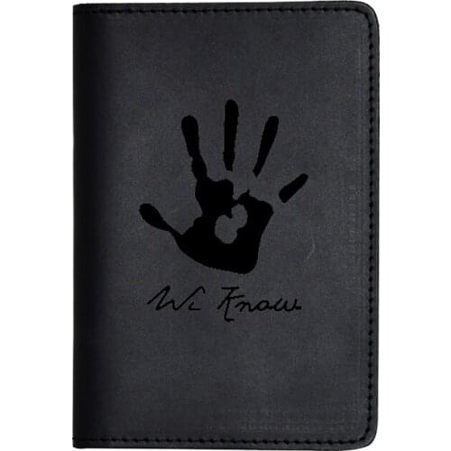 Hand Passport Cover Men and Women Credit ID Card Holders Logo Travel Passport Wallet