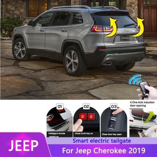 Electric Tailgate Refitted For Jeep Cherokee 2019 Tail Box Intelligent Electric Tail Gate Door Power Operated Trunk Decoration