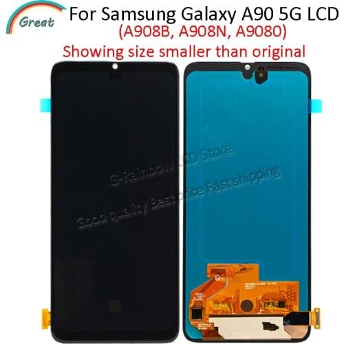 OLED For Samsung galaxy A90 5G A908 LCD Display with Touch Screen Digitizer Assembly For Samsung A90 SM-A908B A908N A9080