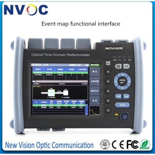 OTDR NK6000 Original 1310/1550nm 35/33dB Multi-Function Optical Time domain Reflectpmeter 5mw touch screen button optional VFL