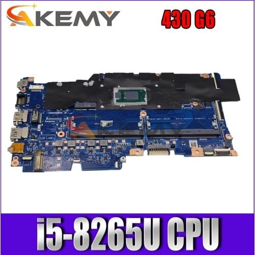 Main Board For HP PROBOOK 430 G6 Laptop Motherboard DA0X8IMB8E0 MAINBOARD REV: E W/ i5-8265U CPU