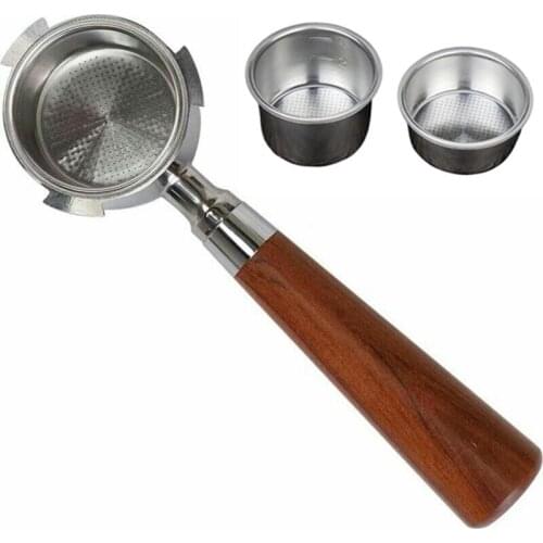 Espresso Portafilter 51mm for Delonghi EC685 EC680 Coffee Bottomless Portafilter with 51mm 2Pcs Coffee Powder Bowl