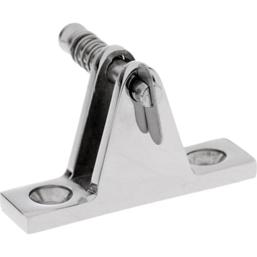 Premium 316 Stainless Steel 90 Degree Straight Marine Boat Yacht Canopy Deck Hinge Mount Fitting Accessories