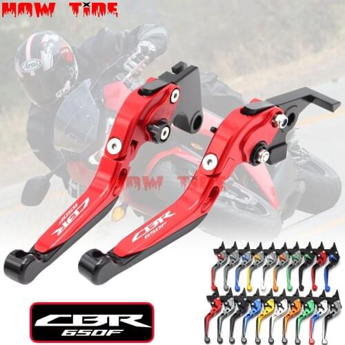 CNC Adjustable Folding Extendable Motorcycle Brake Clutch Levers For Honda CBR650F CBR 650F CBR 650 F CBR650 F 2014-2018