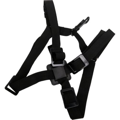 Adjustable Nylon Tenor Baritone Sax Saxophone Harness Shoulder Strap For Universal Saxophones Black