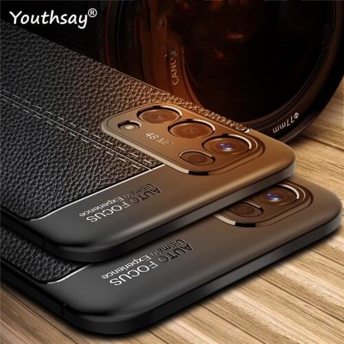 For OPPO A74 Case Luxury Leather Soft Rubber TPU Silicone Protective Phone Case For OPPO A74 Cover For OPPO A74 A54 5G Case