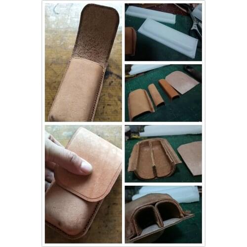Hand-work unique design tools-Leather shaping mould-Leather 2 Cigar Case mold - leather shaping stencil