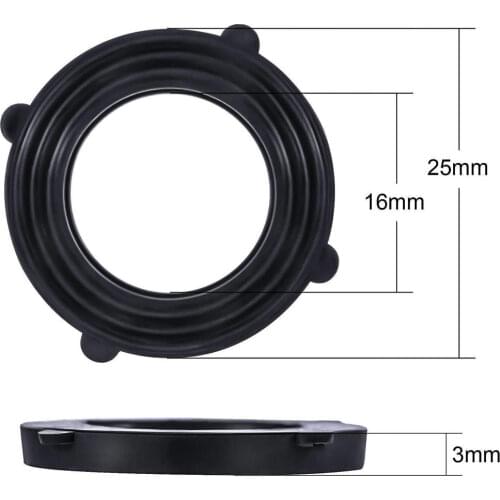 Garden Hose Washers O-Ring Rubber Washers Seals Self Locking Tabs Set Inside Fittings for 3/4 Inch Garden Hose Water Faucet
