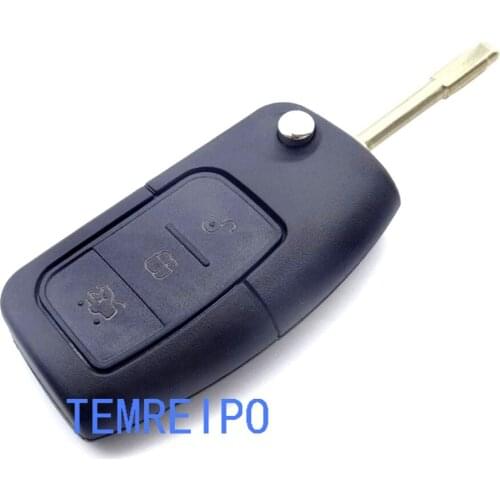 3 Buttons Flip Folding Remote Key Shell Fob For Fo'rD Focus Mondeo Key Case