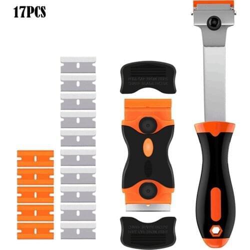 Scraper Blade Tool Blade Wrap Sticker Razor Scraper Ceramic Glass Car Window Glue Cleaner Squeegee Remover Tool Car Tool