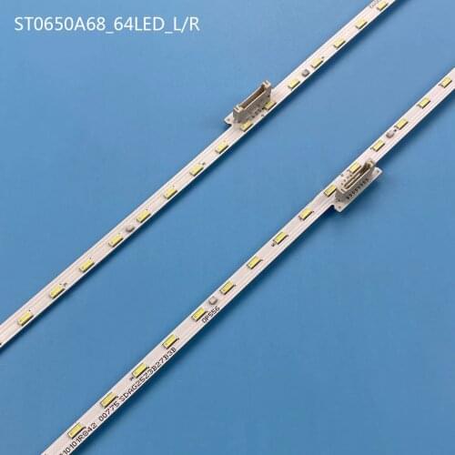 LED backlight strip 64 LAMP for Sony 65"TV XBR-65X850G ST0650A68 ST0650AB9_64LED_L/R 734.02E05.0011