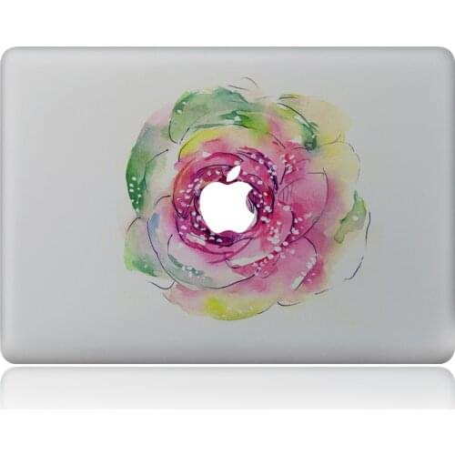 Graffiti ink painting flowers Vinyl Decal Laptop Sticker For DIY Macbook Pro Air 11 13 15 inch Laptop Skin