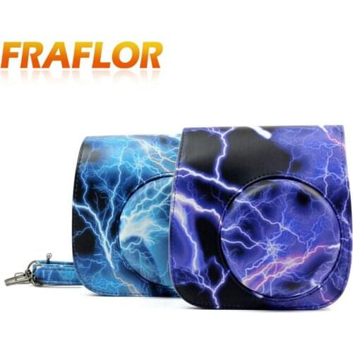 Unique Design PU Protective Camera Case Bag Pouch Protector Camera Video Bag for Fujifilm Instax Mini 8 / 8+ / 8s /9