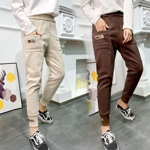 Women Pants Womens Cotton Jeans Autumn and Winter Loose Pants Pantalones De Mujer