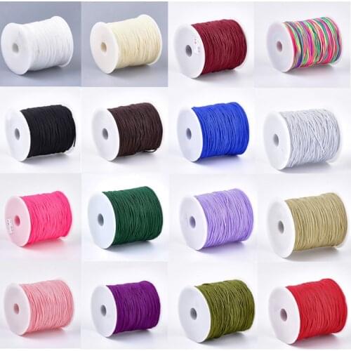 1 Roll 1mm 1.5mm Nylon Thread Cords for jewelry making accessories findings F50