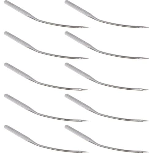 10pcs Silver Metal Portable Sewing Machine Needles with Eyelet