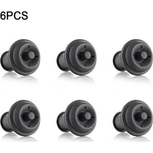 6Pcs/lot Rubber Wine Stopper Vacuum Suction Bottle Stopper Vacuum Pump Preserver Stoppers