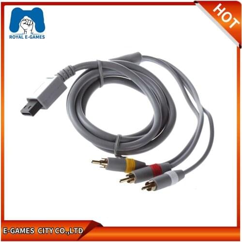 Audio Video AV Cable Game Console Composite 3 RCA Video Cable High Quality for Nintendo Wii AV Cable