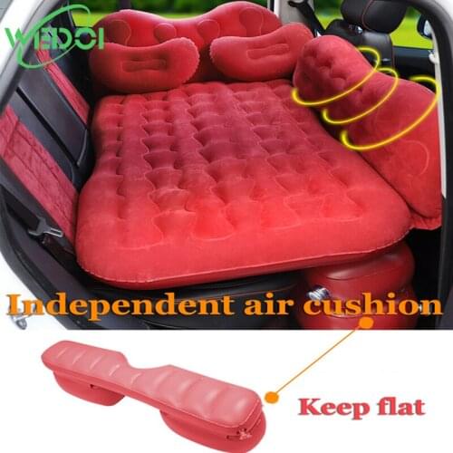 Car Inflatable Air Mattress Portable Camping Bed Cushion Car Camping Accessories 2021
