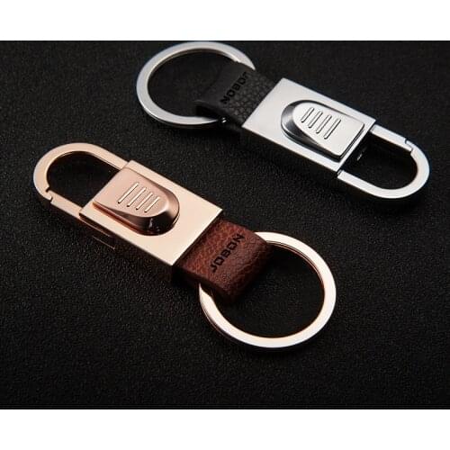 Car Key Ring Metal Keychains Accessories Auto Pendant for Opel Astra H Peugeot 206 Volkswagen Polo Audi A4 High-end Keychain