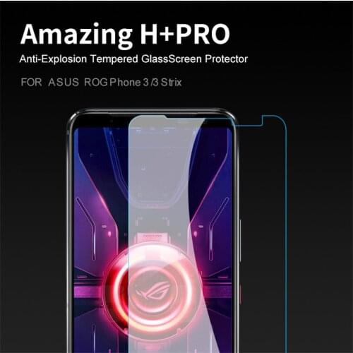 For Asus ROG Phone 3 3 Strix Tempered Glass NILLKIN Amazing H+Pro Resistant 2.5D Tempered Glass Screen Protector