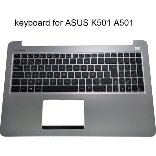 Palmrest Backlit keyboard Belgian for Asus K501 K501LB K501U K501UB K501UQ A501U A501L BE notebook keyboards case 13NB0A52AM0301