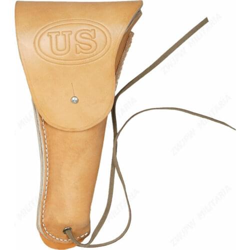 WWII WW2 US ARMY COLT 1911 M1916 BROWN LEATHER PISTOL HOLSTER WORLD WAR II SOLDIER MILITARY