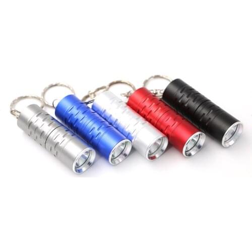 Outdoor hunting cycling hiking trip camping key chain light T6 LED mini strong light portable rechargeable aluminum flashlight