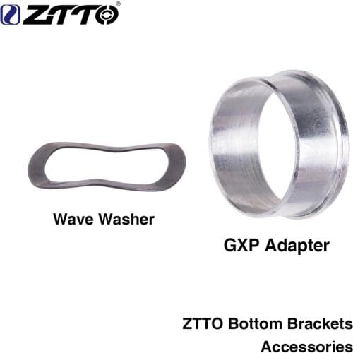 ZTTO Bottom Brackets accessories GXP Adapter wave washer 0.5mm for Road Mountain bike BB GXP 24 22mm chainset